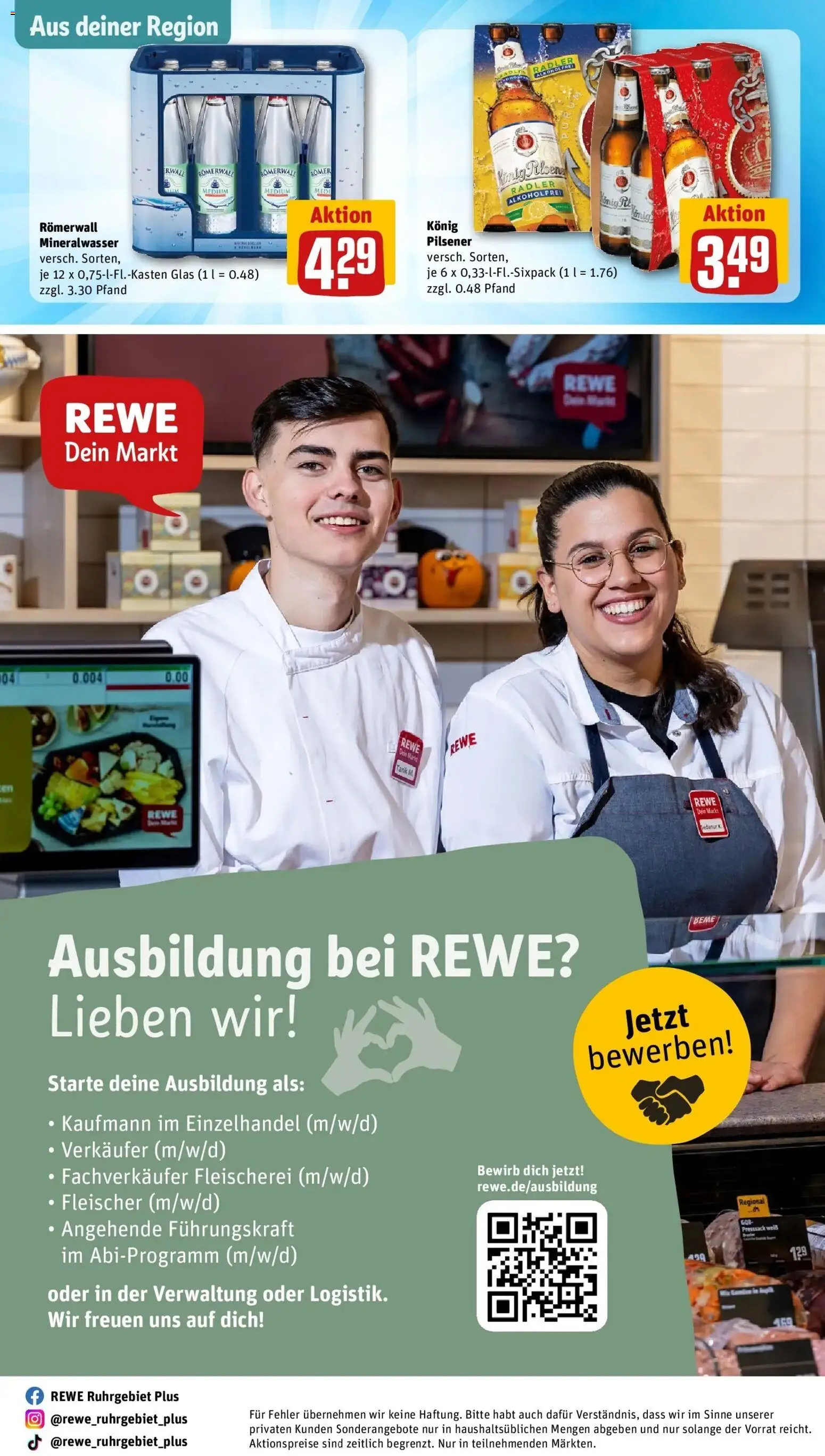 Vorschau von dem Prospekt des Geschäftes Rewe, gültig ab dem 12.10.2026