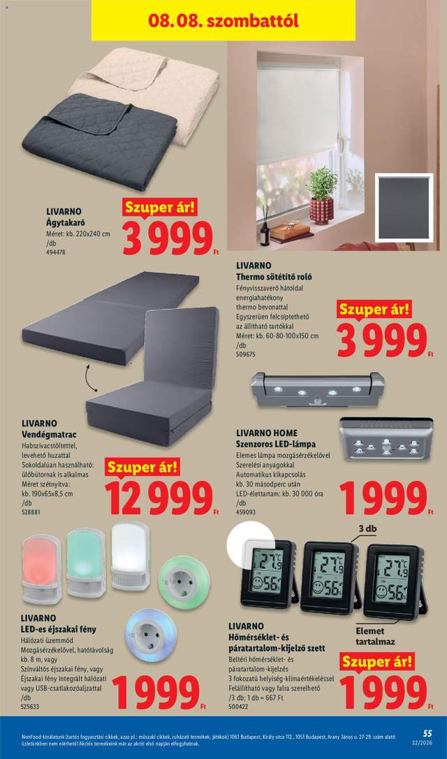 Új Lidl akciós újság 08.06.