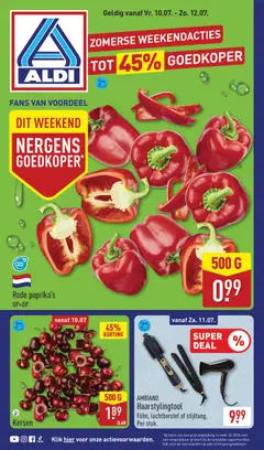 Voorbeeld van Aldi folder - Weekendfolder van winkel Aldi geldig vanaf 10-07-2026