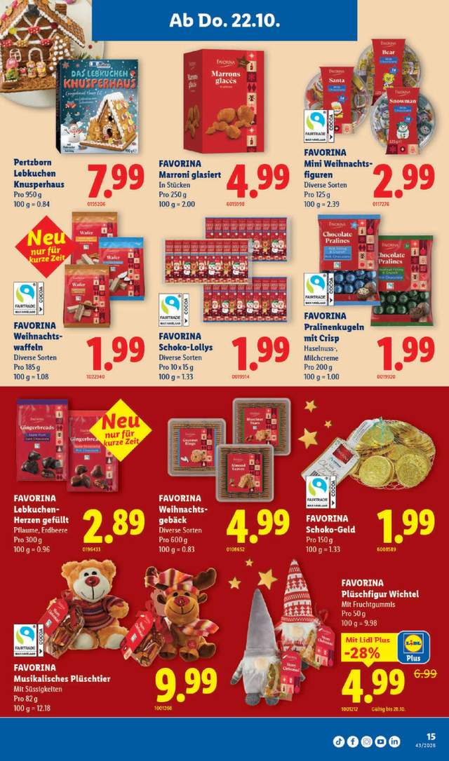 Neue Lidl Aktionen ab 22.10.