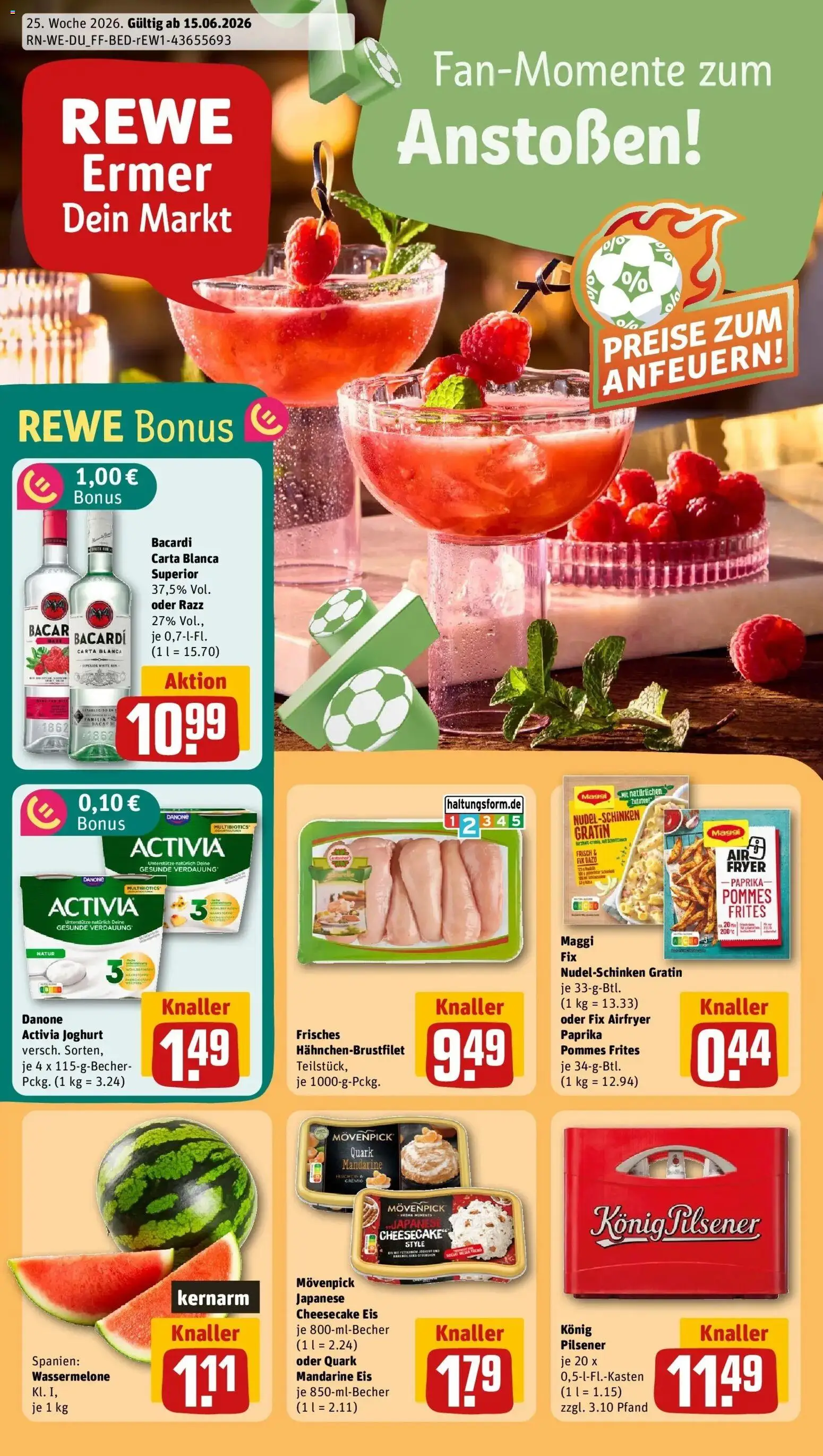 Vorschau von dem Prospekt des Geschäftes Rewe, gültig ab dem 14.06.2026