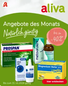 Vorschau von dem Prospekt des Geschäftes Angebote, gültig ab dem 01.10.2026
