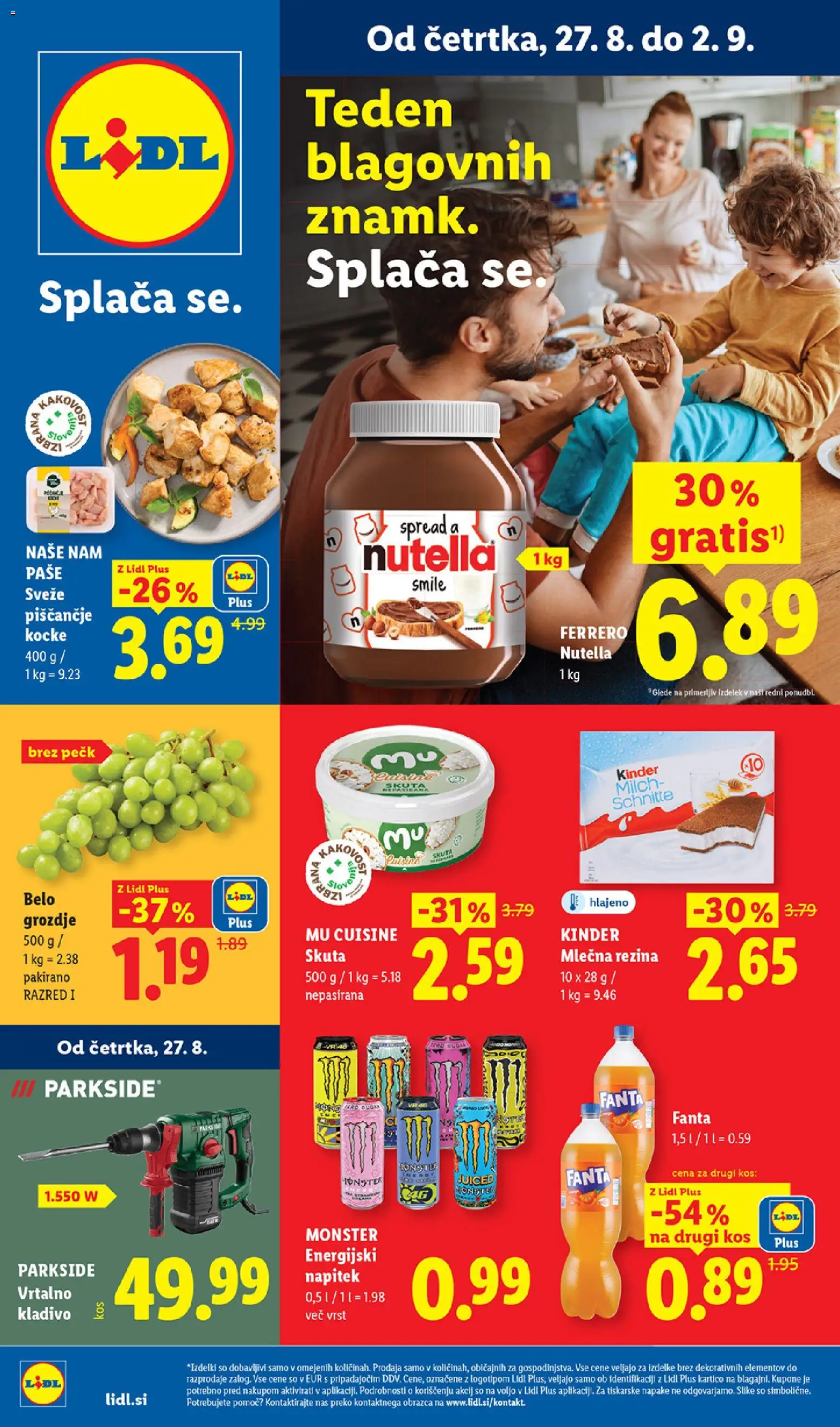 Predogled kataloga iz trgovine Lidl veljaven od 27.08.2026