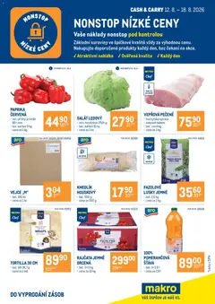 Náhled nabídky: Makro Makro leták - Nonstop nízké ceny platný od 12.08.2026