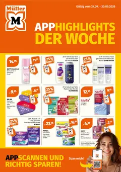 Vorschau des Merkblatts Müller aktionen vom Shop Müller gültig von 24.09.2026 bis 30.09.2026
