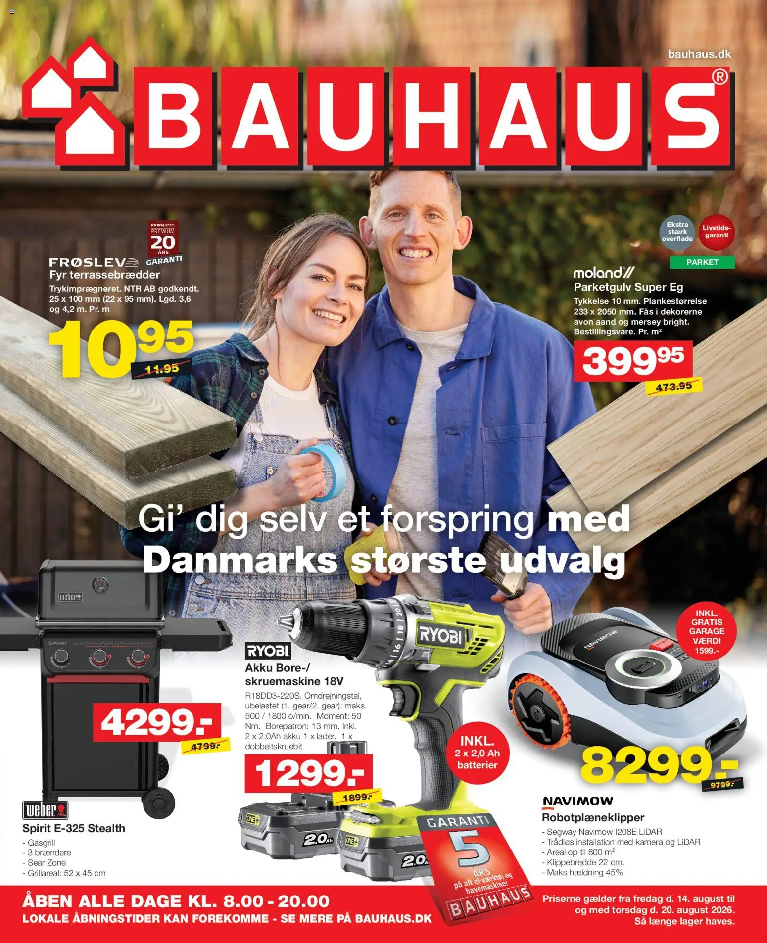 Eksempel på tilbudsavis Bauhaus - Tilbudsavis uge 33 fra butik Bauhaus gyldig fra 14/08/2026