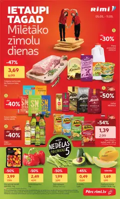 Skatīt Rimi akciju bukletu, derīgs no 05.05.2026.
