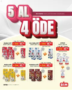 BİM BİM - 5 Al 4 Öde, İndirim 08.05.2026 - Broşürünün önizlemesi