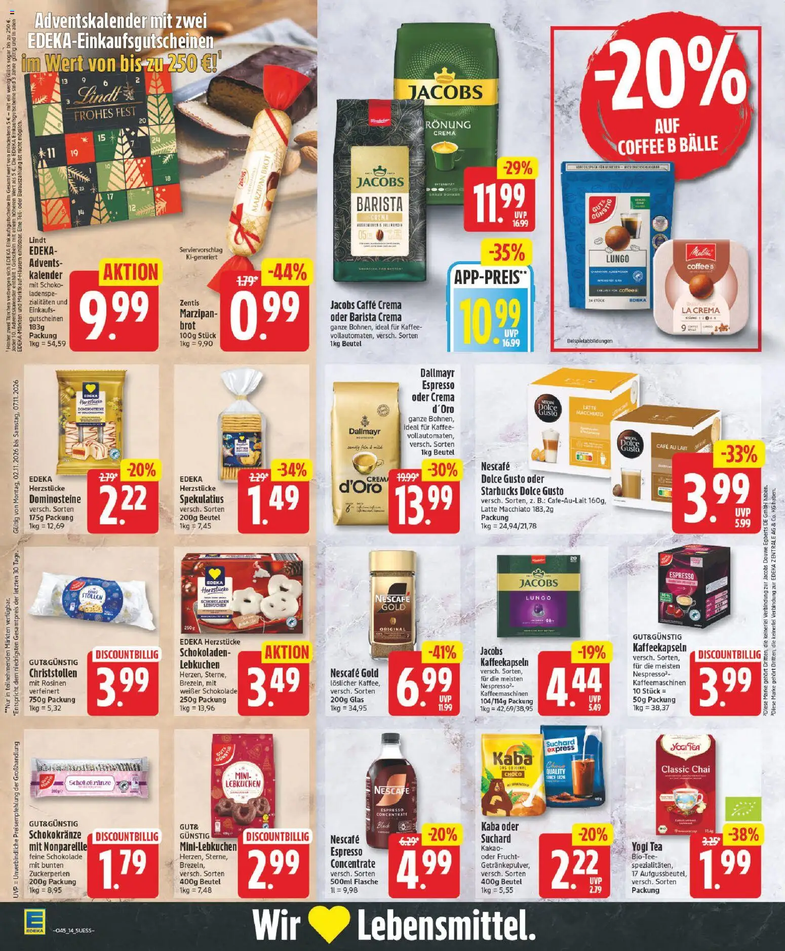 Vorschau von dem Prospekt des Geschäftes Edeka, gültig ab dem 02.11.2026