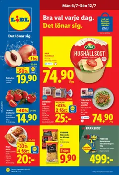 Förhandsgranska reklamblad Lidl erbjudanden från butik Lidl gäller från 06/07/2026