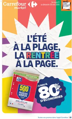 Prévisualisation de Carrefour Market Rentrée des classes 3 du magasin Carrefour Market formulaire valide 11/08/2026