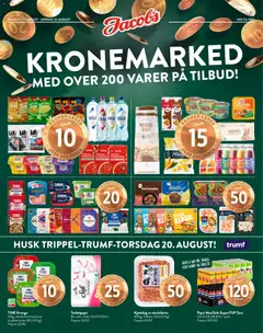 Forhåndsvis Jacobs kundeavis fra butikk Jacobs gyldig fra 17/08/2026