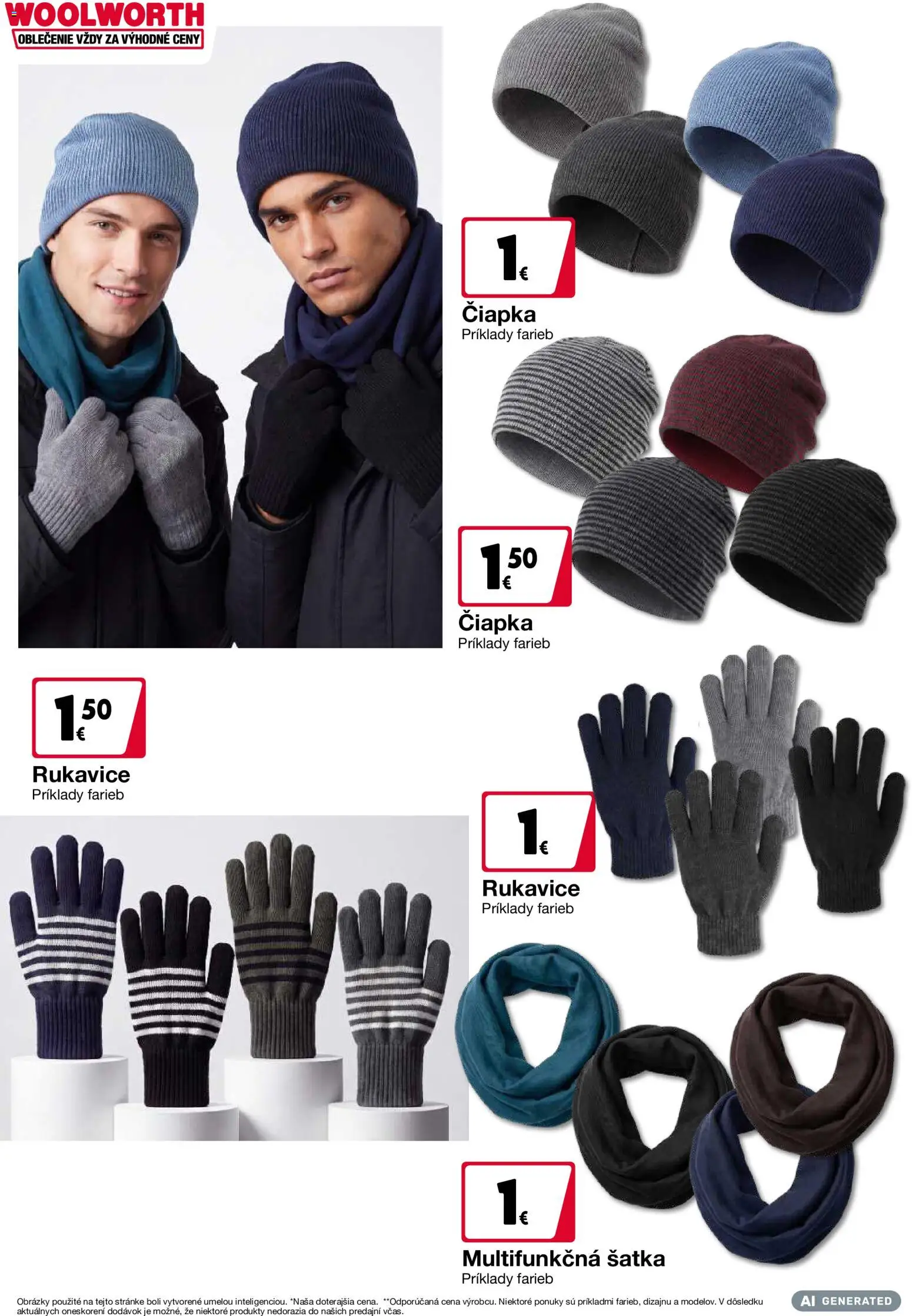 Náhľad Woolworth letáku platného od 02.10.2026 - Rukavice