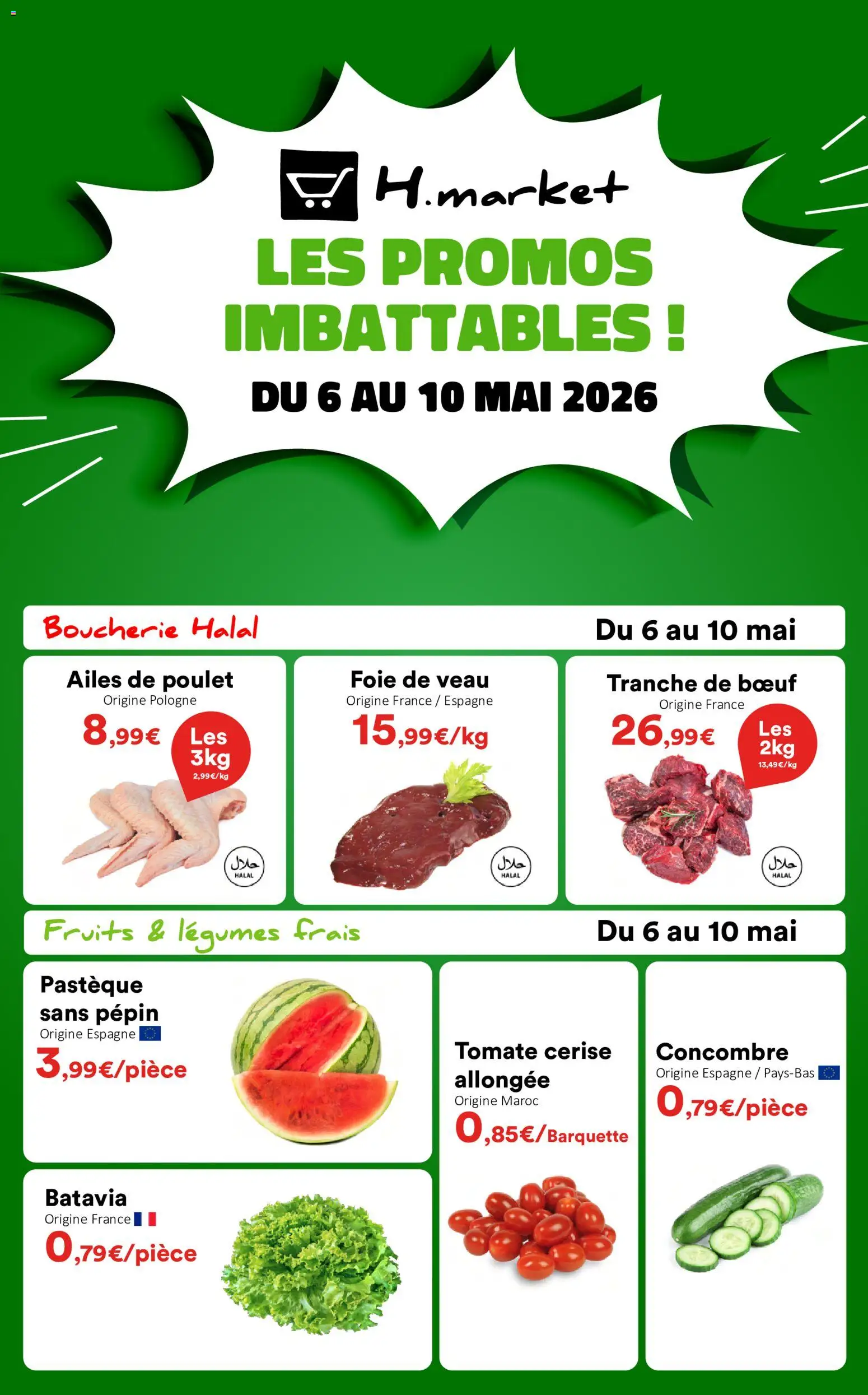 Prévisualisation de Hmarket catalogue du magasin Hmarket formulaire valide 06/05/2026