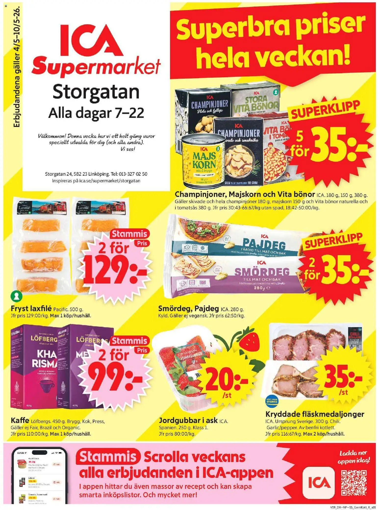 Förhandsgranska reklamblad Linköping från butik ICA Supermarket gäller från 04/05/2026
