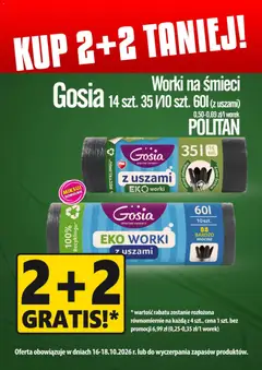 Pogląd gazetki "Prim Market promocja - Worki na śmieci Gosia" ze sklepu Prim Market ważnej od 16.10.2026