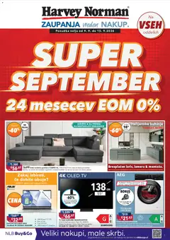 Predogled kataloga iz trgovine Harvey Norman veljaven od 09.09.2026