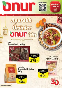 Onur Market Onur Market Katalog 16.06.2026 - Broşürünün önizlemesi
