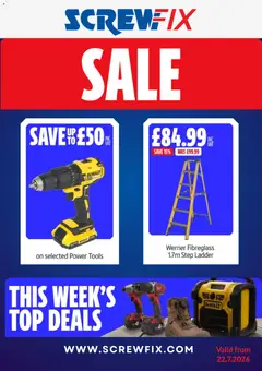 Preview of Screwfix Screwfix catalogue valid from 22/07/2026