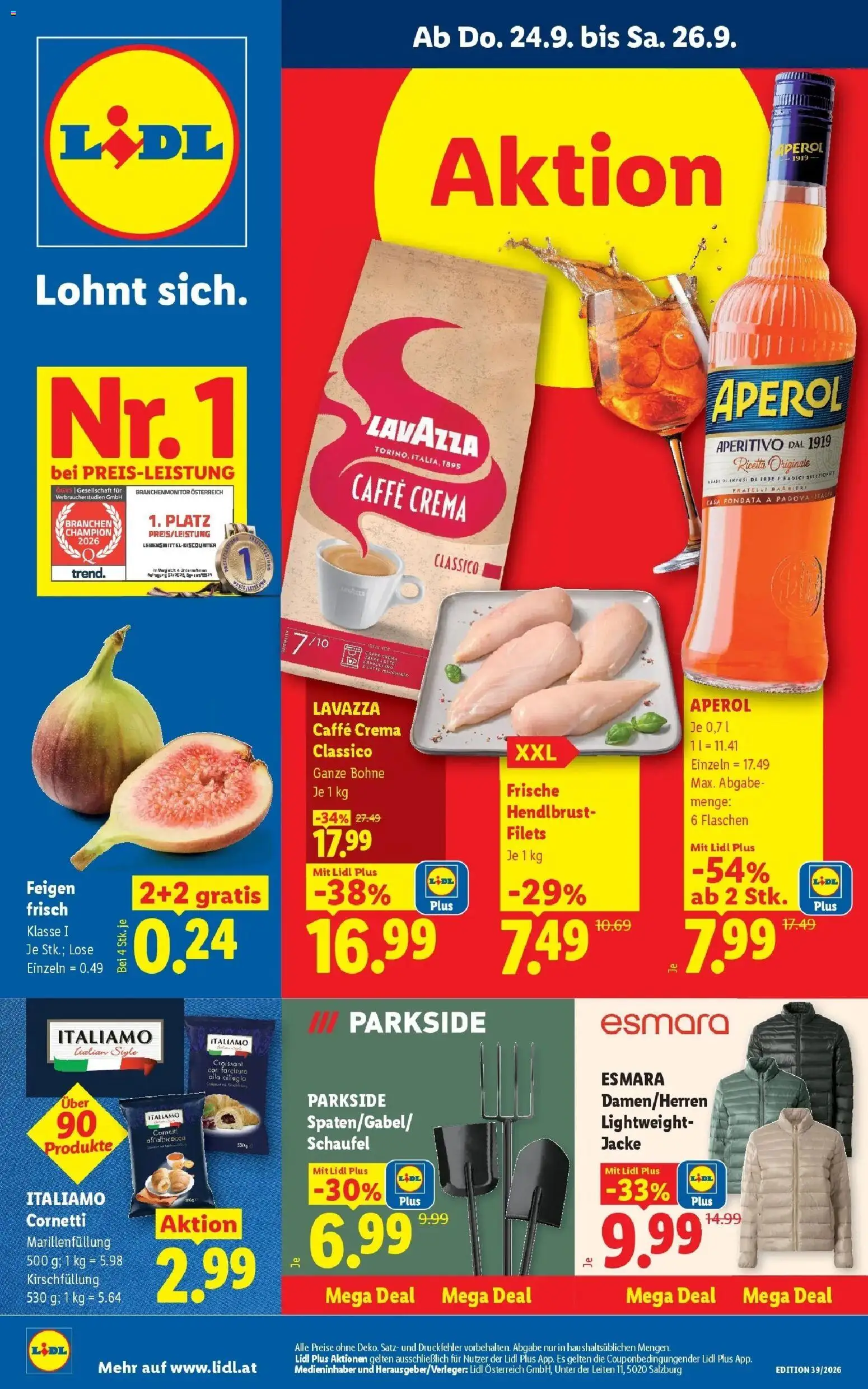 Vorschau der Angebote: Lidl Lidl Flugblatt - Fohnsdorf gültig ab 24.09.2026