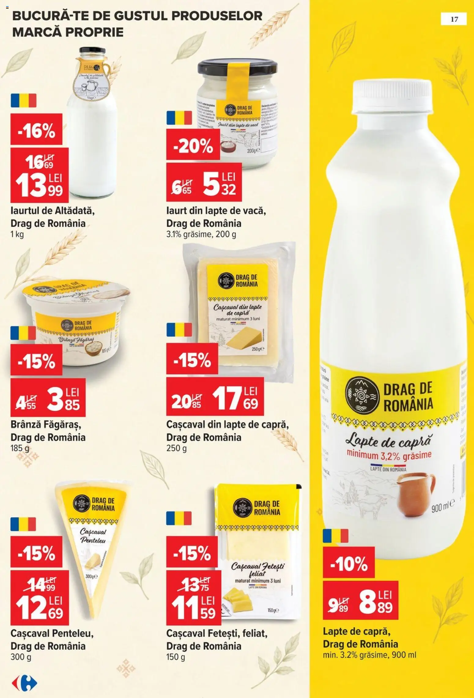 Previzualizarea de cataloage: Carrefour Carrefour Catalog valabil de la 28.10.2026 - Lapte, Brânză, Cașcaval