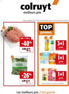 Prévisualisation de Colruyt catalogue du magasin Colruyt formulaire valide 07/10/2026