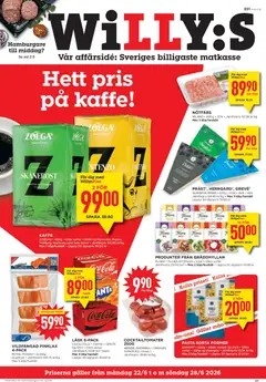 Förhandsgranska reklamblad Willys erbjudanden från butik Willys gäller från 22/06/2026