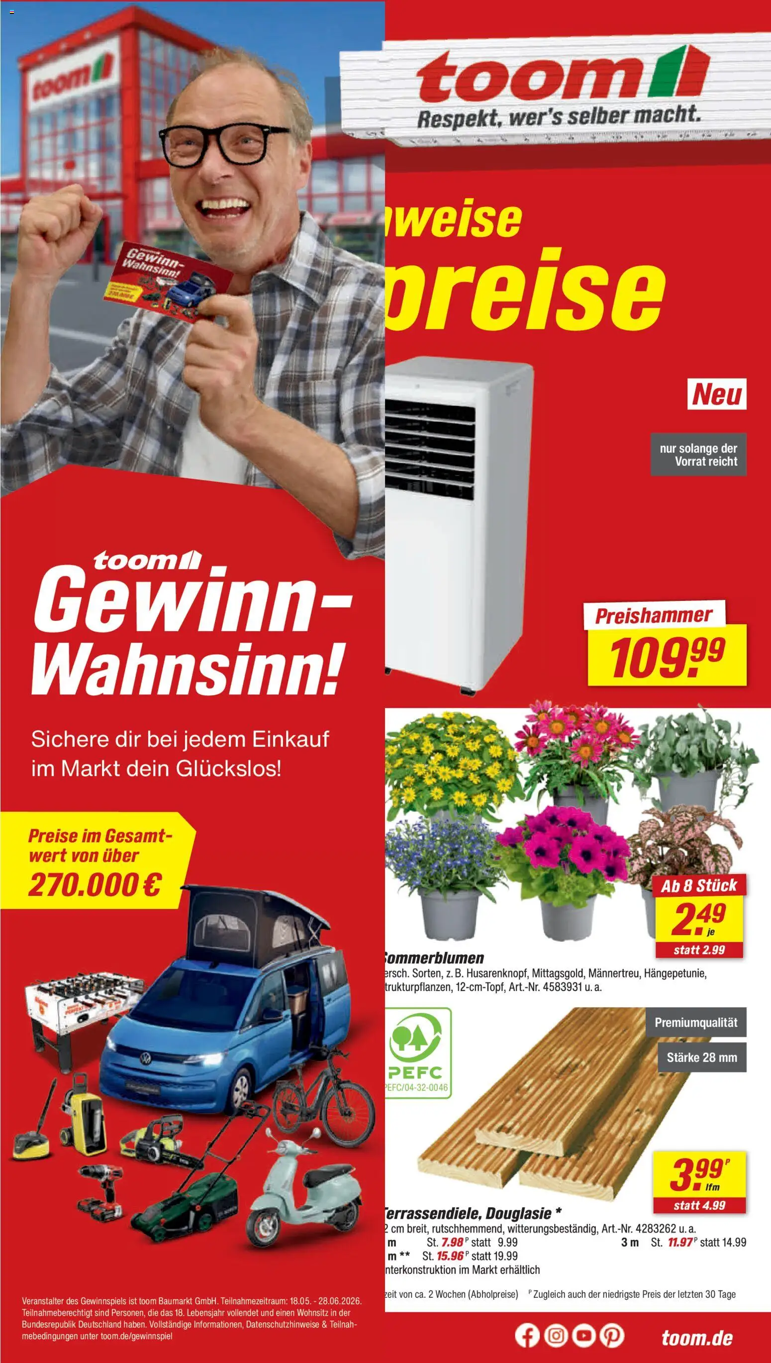 Vorschau von dem Prospekt des Geschäftes Toom Baumarkt, gültig ab dem 23.05.2026