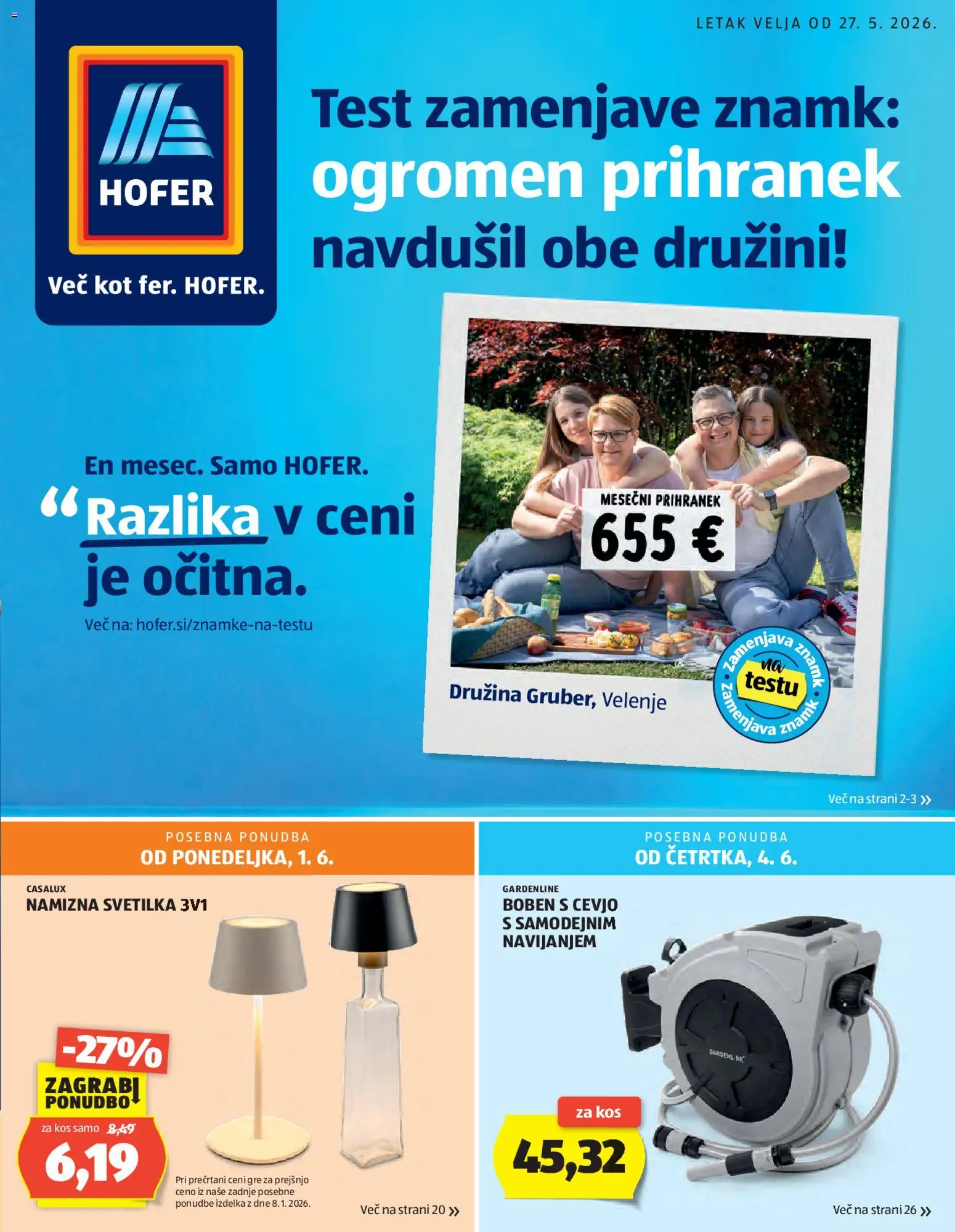 Predogled kataloga iz trgovine Hofer veljaven od 27.05.2026