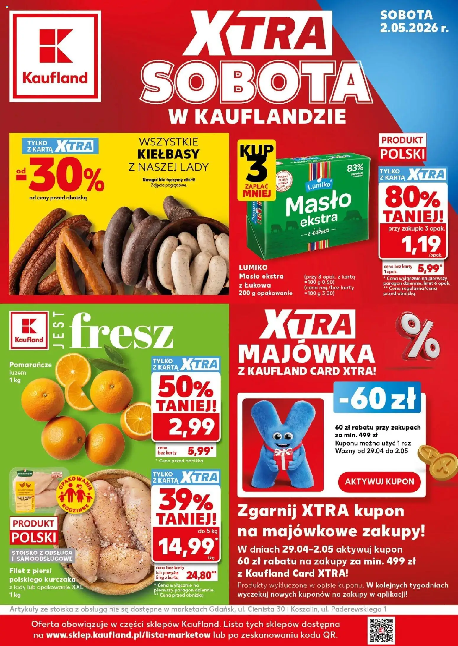 Pogląd gazetki "Kaufland gazetka - Xtra Sobota" ze sklepu Kaufland ważnej od 02.05.2026