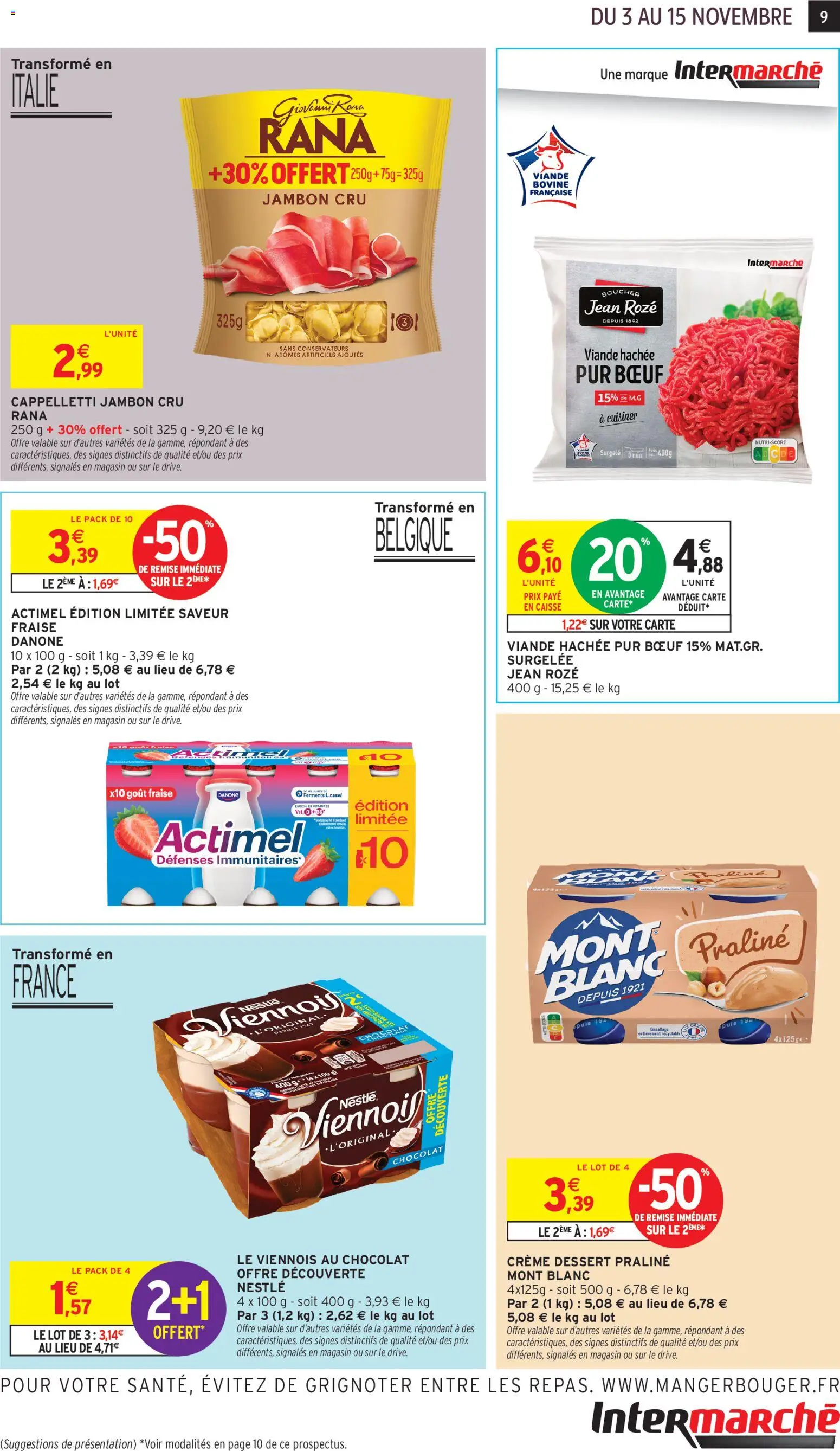 Prévisualisation de Intermarché catalogue du magasin Intermarché formulaire valide 03/11/2026