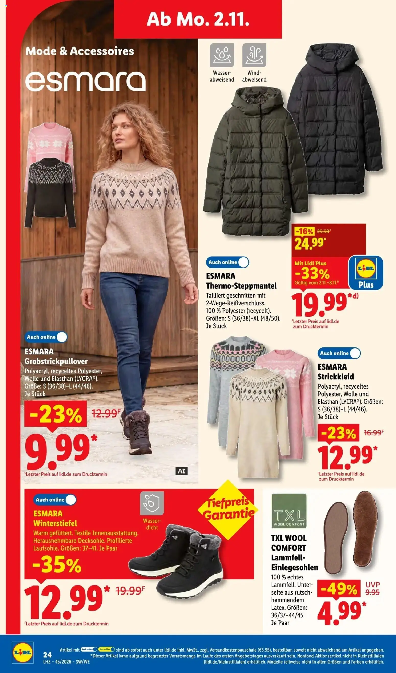 Vorschau von dem Prospekt des Geschäftes Lidl, gültig ab dem 02.11.2026
