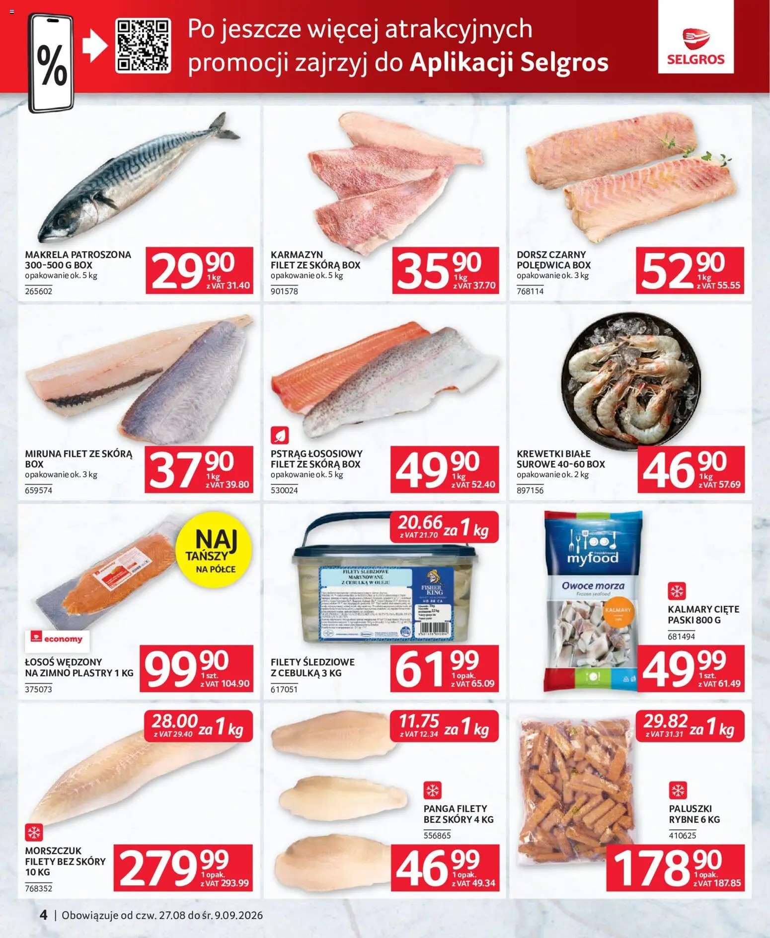 Pogląd gazetki "Selgros cash&carry gazetka - Oferta dla gastronomii" ze sklepu Selgros cash&carry ważnej od 27.08.2026