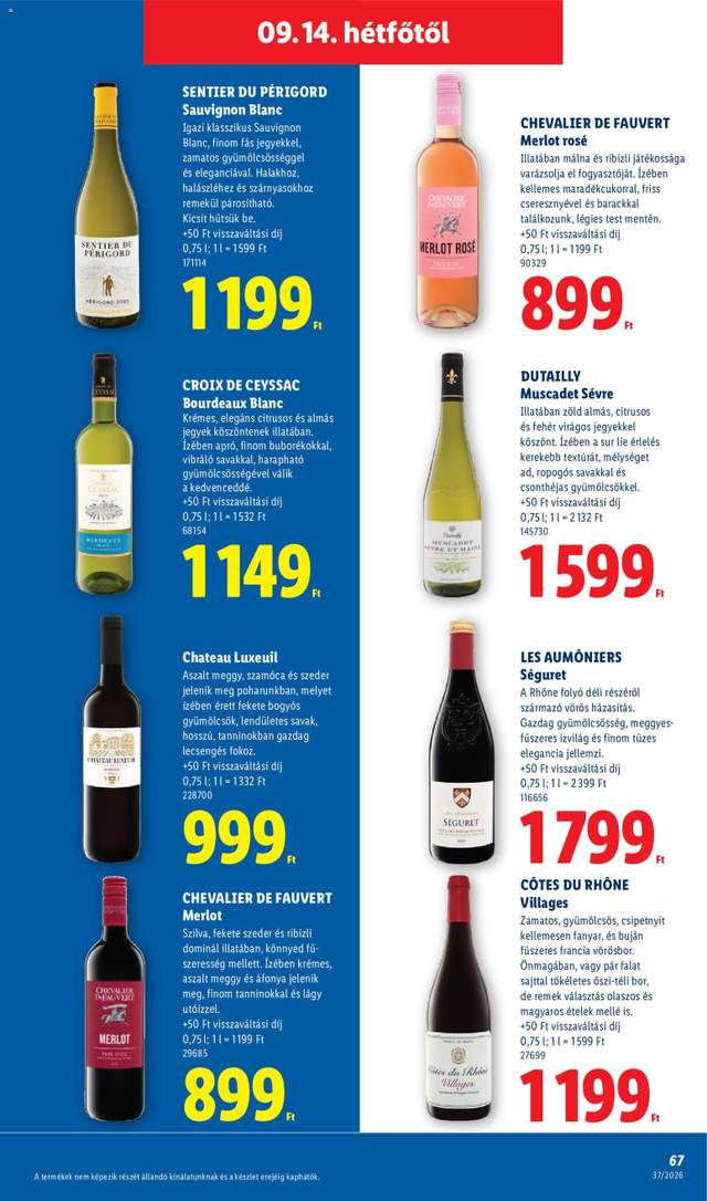 Új Lidl akciós újság 09.10.