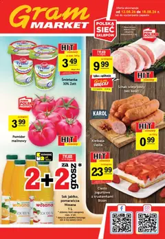 Pogląd gazetki "Gram Market gazetka" ze sklepu Gram Market ważnej od 12.08.2026
