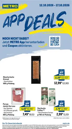 Vorschau von dem Prospekt des Geschäftes Metro, gültig ab dem 12.10.2026