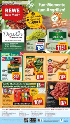 Vorschau von dem Prospekt des Geschäftes Rewe, gültig ab dem 08.06.2026