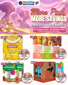 Preview of Take n Pay flyer valid from 03/08/2026