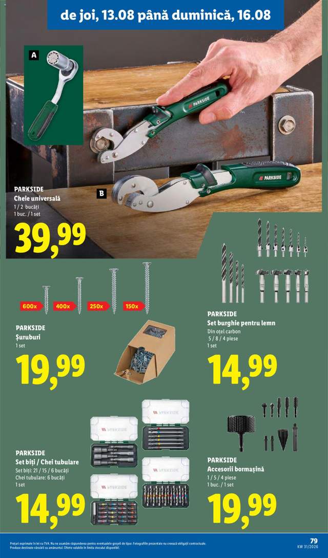Noul catalog Lidl de la 10.08.