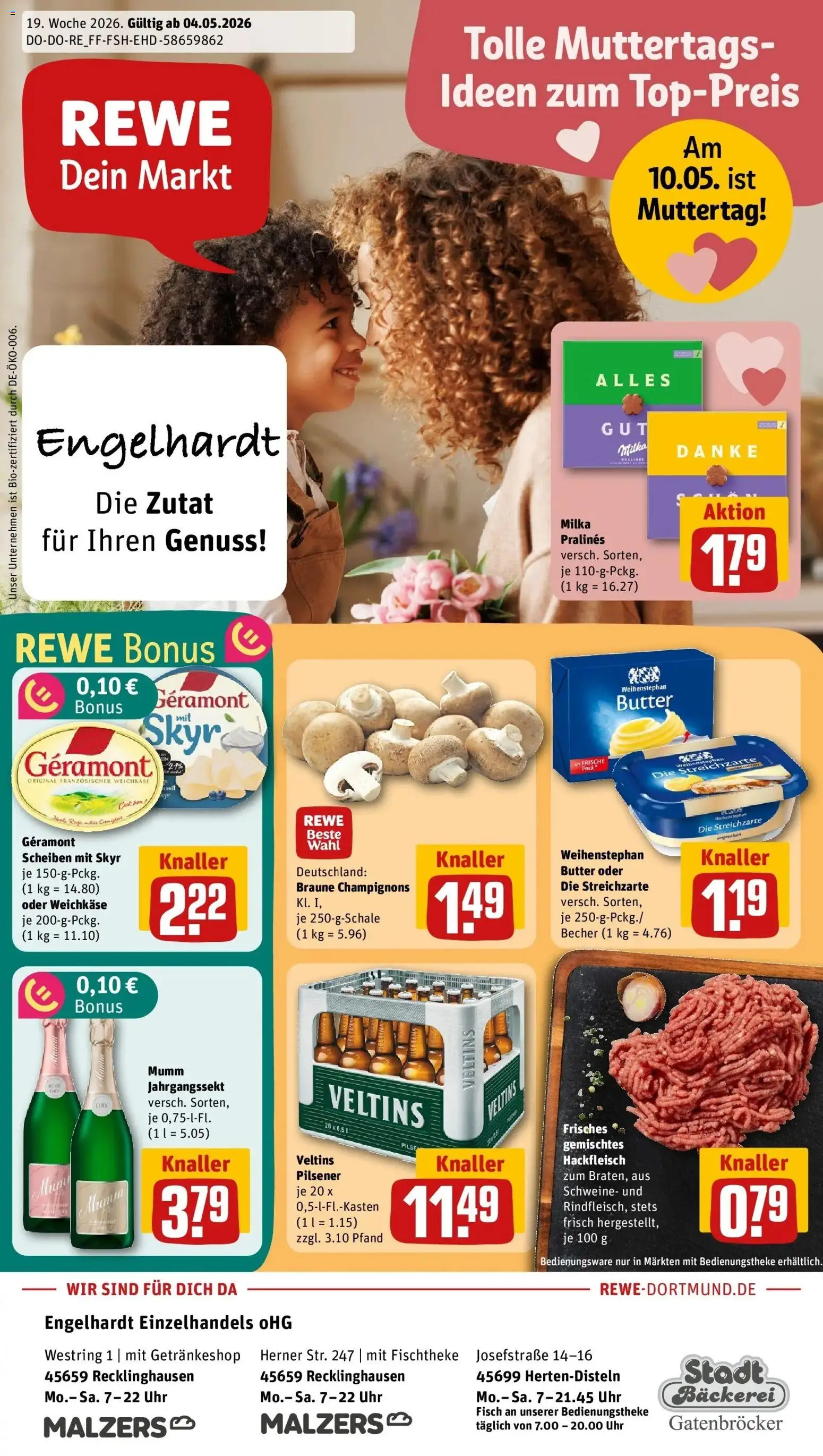 Vorschau von dem Prospekt des Geschäftes Rewe, gültig ab dem 04.05.2026