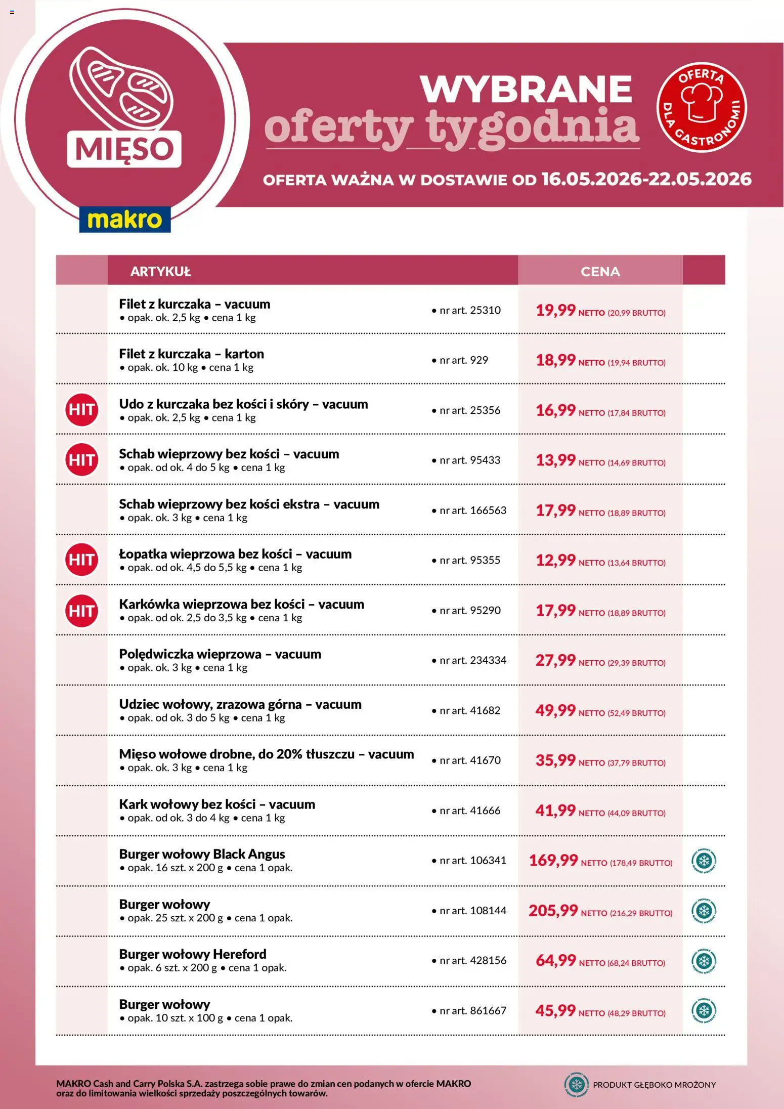 Pogląd gazetki "Makro gazetka - Wybrane oferty tygodnia w dostawie" ze sklepu Makro ważnej od 16.05.2026
