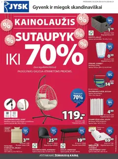 JYSK parduotuvės leidinio JYSK leidinys galiojančio nuo 2026.06.16 peržiūra
