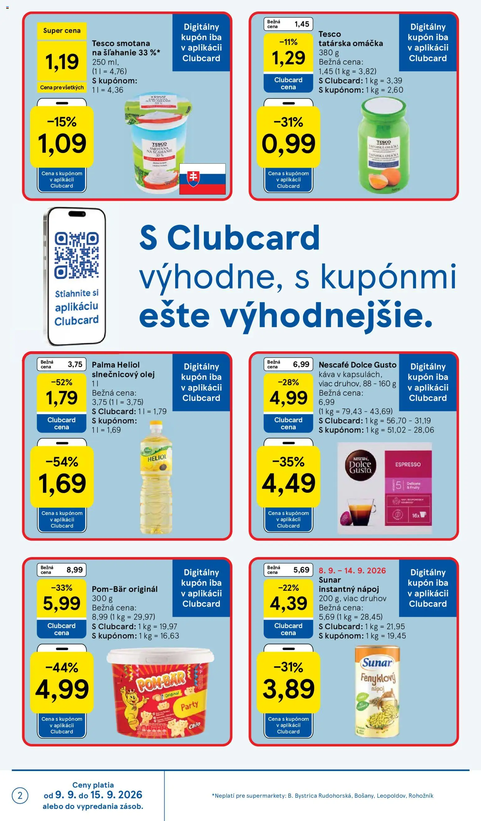Náhľad Tesco letáku platného od 09.09.2026