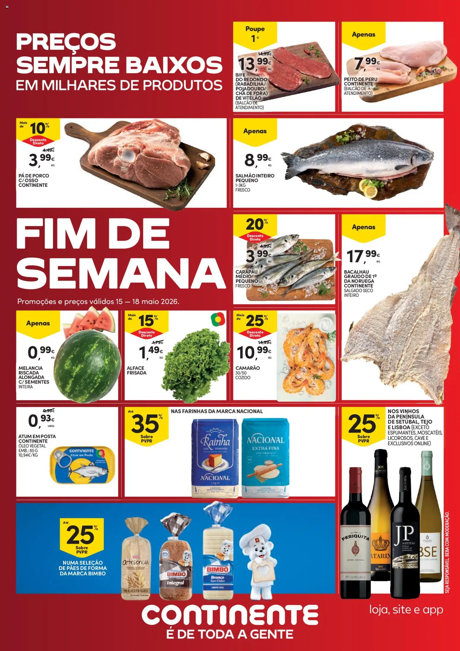Pré-visualização do folheto da loja Continente válida a partir de 15/05/2026