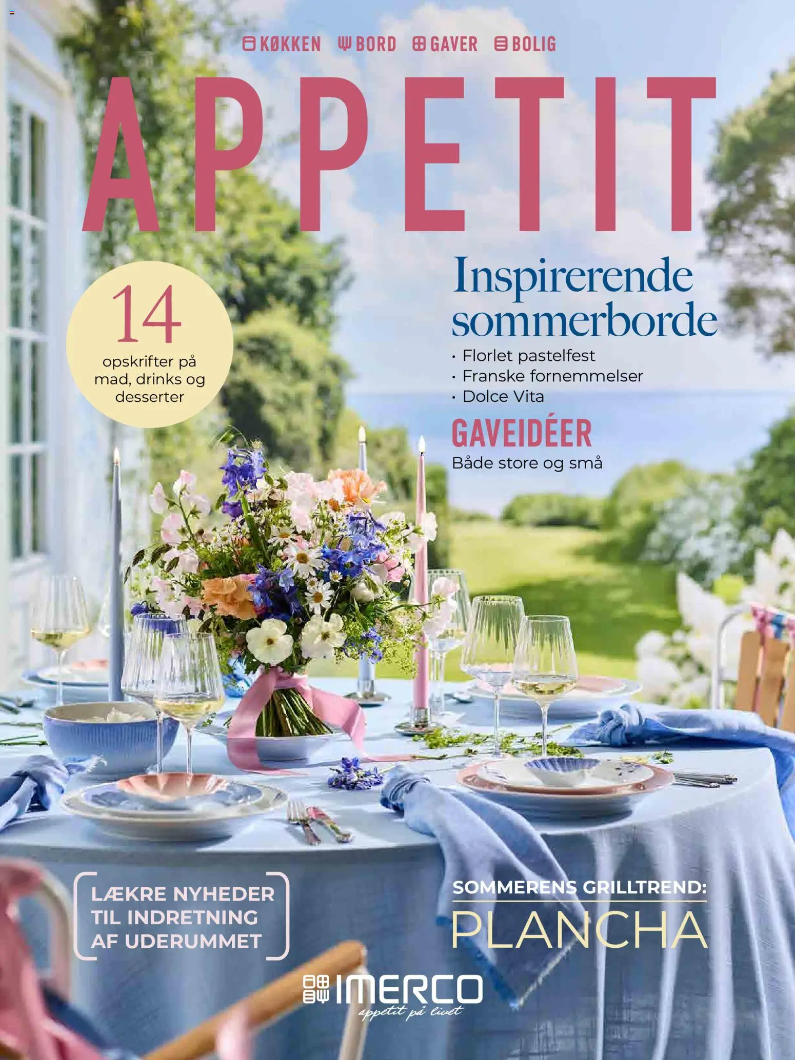 Eksempel på tilbudsavis Imerco - Appetit Forår fra butik Imerco gyldig fra 14/05/2026