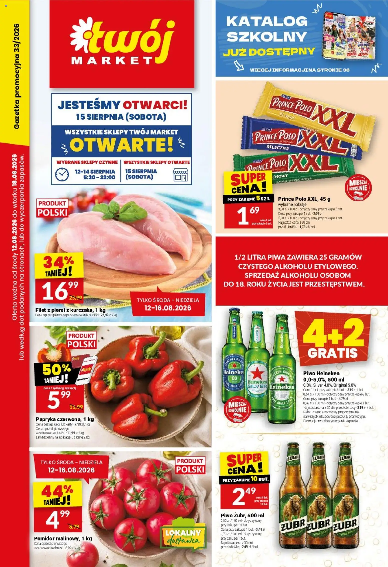 Pogląd gazetki "Twój Market gazetka" ze sklepu Twój Market ważnej od 12.08.2026