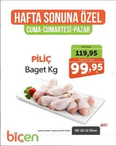 Biçen Market Biçen Market - Hafta Sonuna Özel 09.10.2026 - Broşürünün önizlemesi