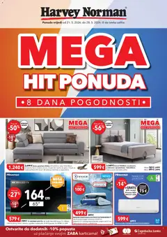 Pregled letka Harvey Norman Katalog trgovine Harvey Norman vrijedi od 21.05.2026