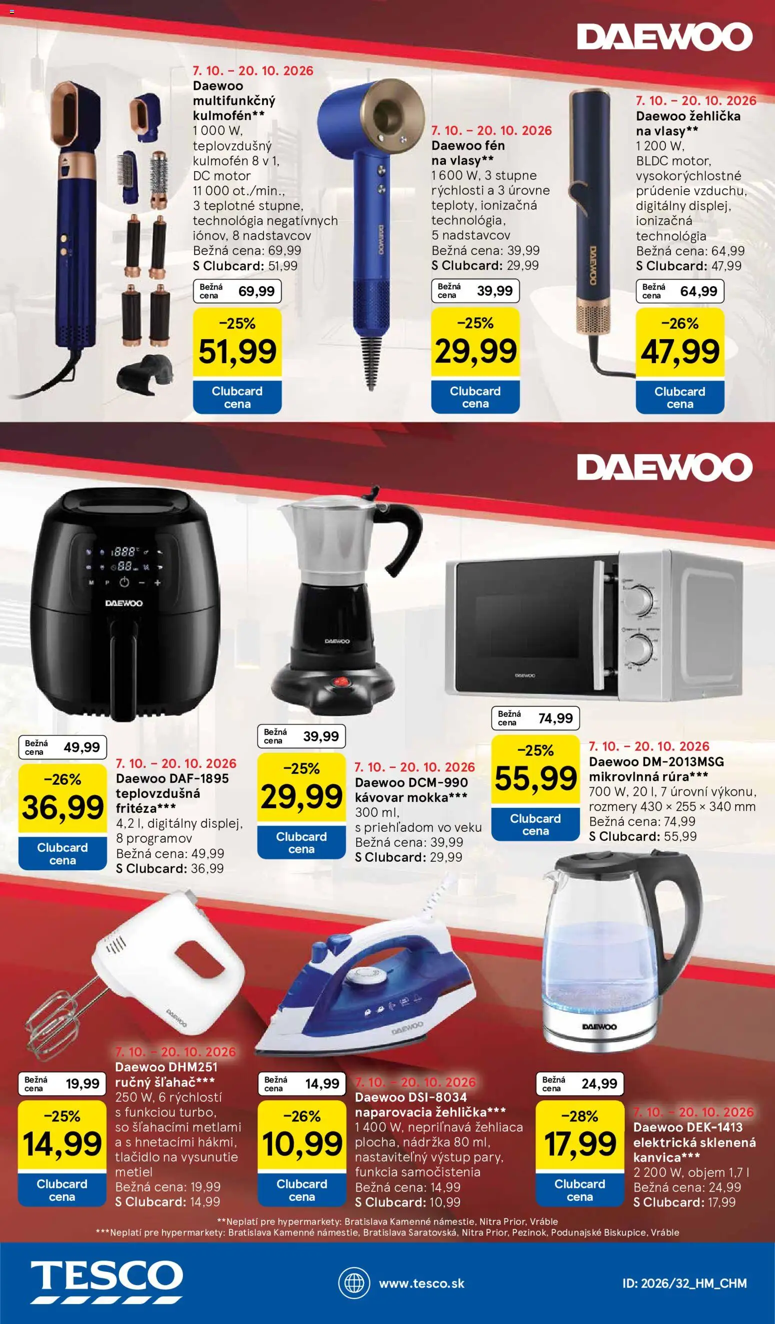Náhľad Tesco letáku platného od 07.10.2026