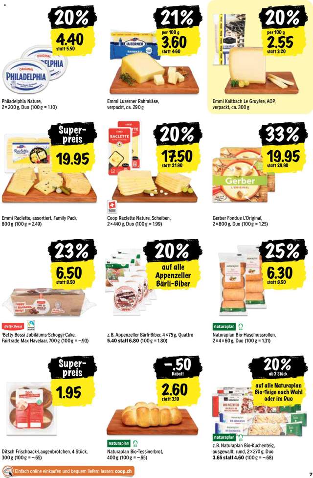 Neue Coop Aktionen ab 15.10.
